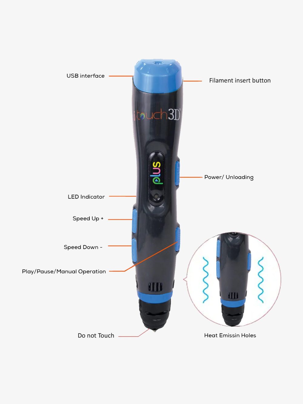 Itouch Plus 3D Pen With Case - Image 4