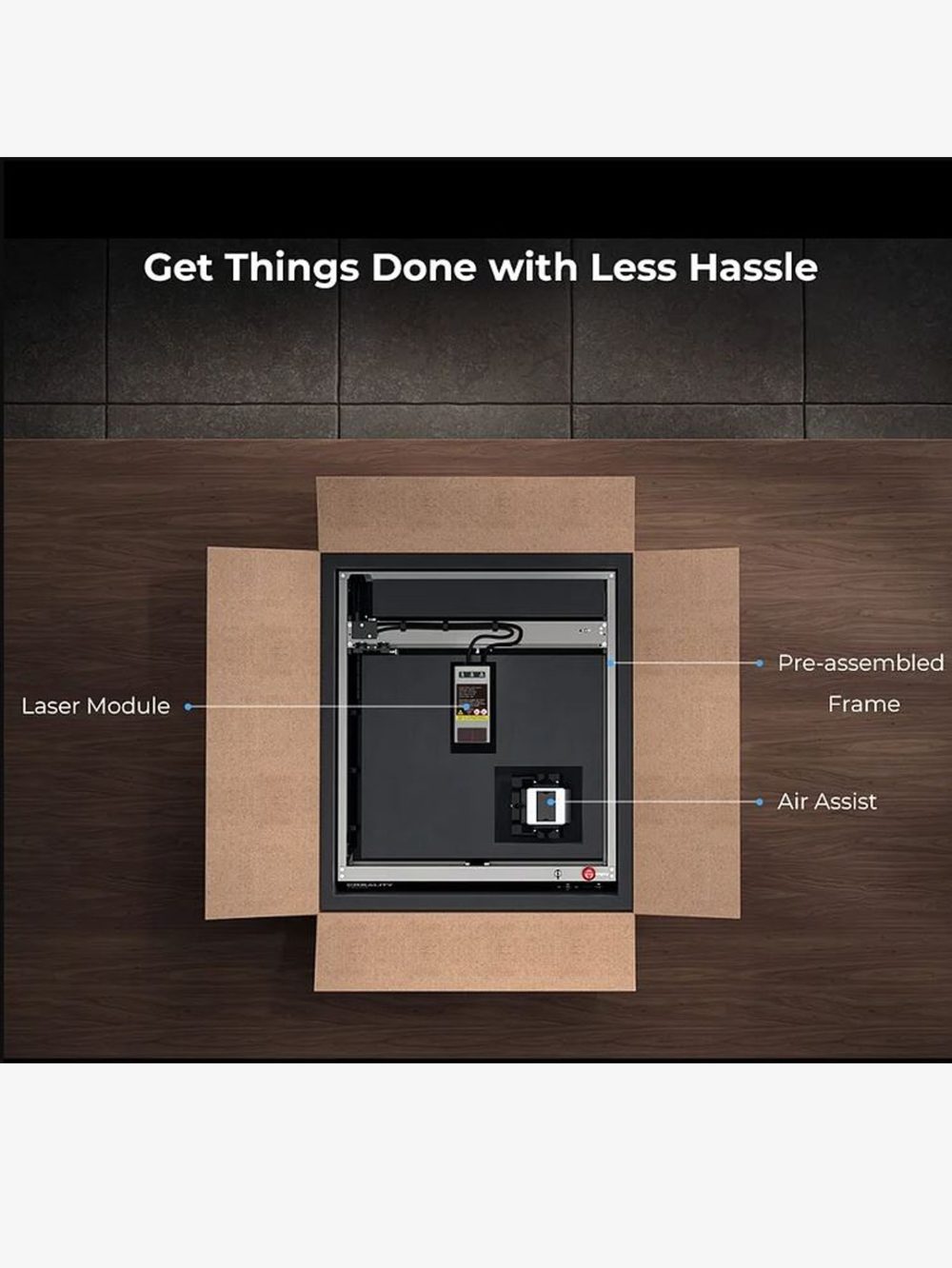 Creality Falcon2 40W Laser Engraver & Cutter - Image 5