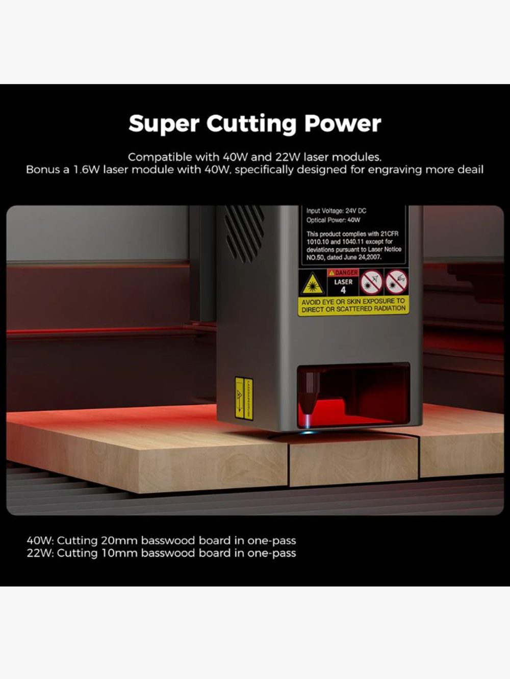 Creality Falcon2 Pro Enclosed Laser Engraver And Cutter For 22W And 40W - Image 7
