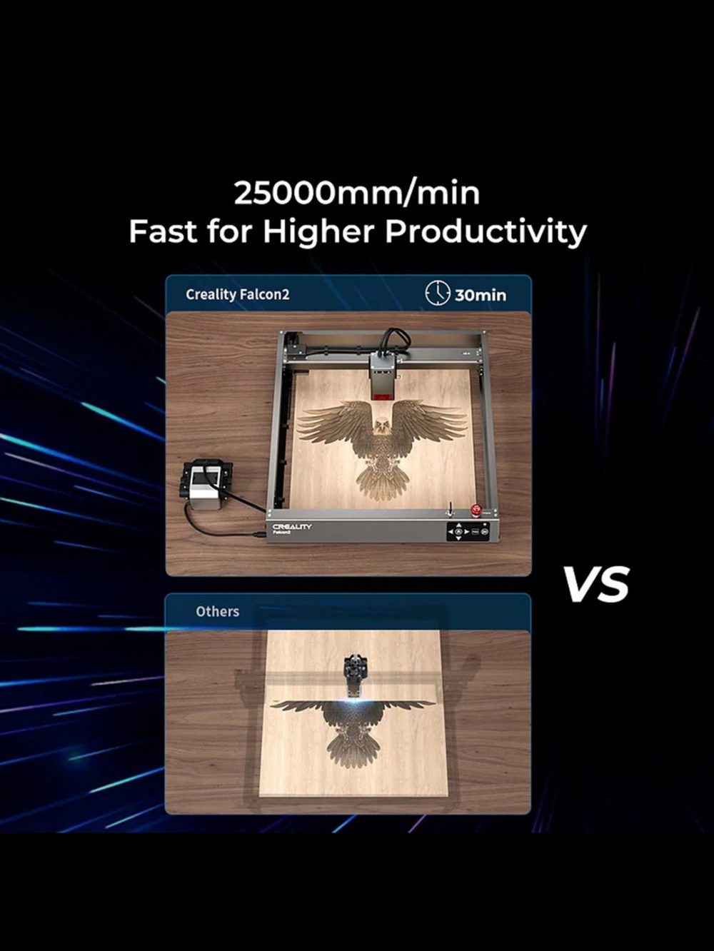 Creality Falcon2 22W Laser Engraver - Image 6